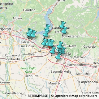 Mappa Via Fratelli Rosselli, 25050 Passirano BS, Italia (9.605)