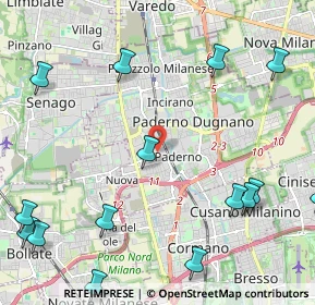 Mappa Solo su appuntamento, 20037 Paderno Dugnano MI, Italia (3.1175)