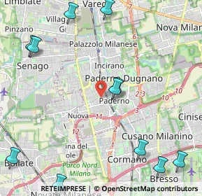 Mappa Solo su appuntamento, 20037 Paderno Dugnano MI, Italia (2.94364)