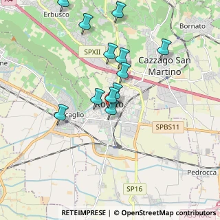 Mappa Via Roma, 25038 Rovato BS, Italia (1.7775)