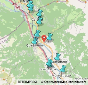 Mappa Frazione Daniele Torre, 10010 Quincinetto TO, Italia (2.42)