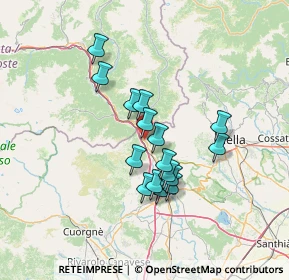 Mappa Frazione Daniele Torre, 10010 Quincinetto TO, Italia (10.99688)