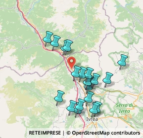 Mappa Frazione Daniele Torre, 10010 Quincinetto TO, Italia (7.203)