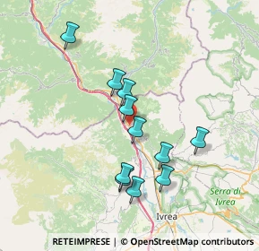 Mappa Frazione Daniele Torre, 10010 Quincinetto TO, Italia (6.41818)