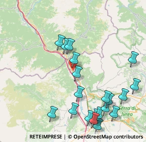 Mappa Frazione Daniele Torre, 10010 Quincinetto TO, Italia (9.594)