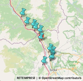 Mappa Frazione Daniele Torre, 10010 Quincinetto TO, Italia (6.39182)