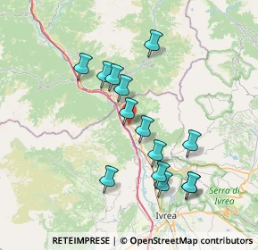 Mappa Frazione Daniele Torre, 10010 Quincinetto TO, Italia (6.83429)