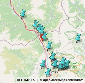 Mappa Frazione Daniele Torre, 10010 Quincinetto TO, Italia (9.328)