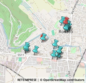 Mappa Via Lorenzo Gigli, 25038 Rovato BS, Italia (0.481)