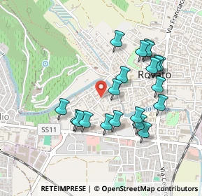 Mappa Via Lorenzo Gigli, 25038 Rovato BS, Italia (0.442)