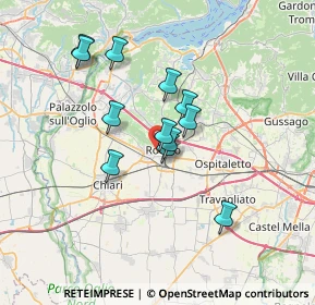 Mappa Via Lorenzo Gigli, 25038 Rovato BS, Italia (5.585)