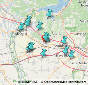 Mappa Via Lorenzo Gigli, 25038 Rovato BS, Italia (6.44714)