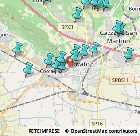 Mappa Via Lorenzo Gigli, 25038 Rovato BS, Italia (2.234)