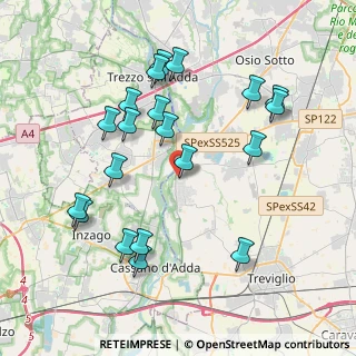 Mappa Via dell'Industria, 24040 Canonica d'Adda BG, Italia (4.1055)