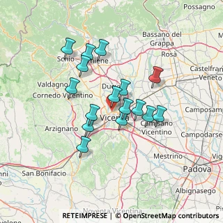 Mappa Via Aspromonte, 36100 Vicenza VI, Italia (11.39063)