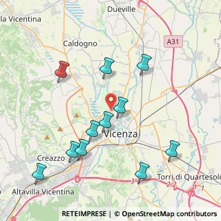 Mappa Via Aspromonte, 36100 Vicenza VI, Italia (4.22455)