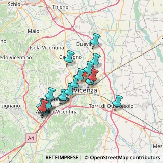 Mappa Via Aspromonte, 36100 Vicenza VI, Italia (6.813)