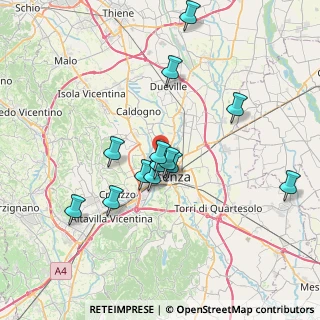 Mappa Via Aspromonte, 36100 Vicenza VI, Italia (6.61154)