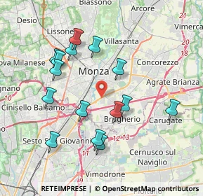 Mappa Viale Enrico Fermi, 20052 Monza MB, Italia (3.73133)