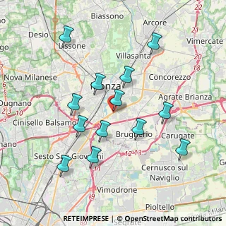 Mappa Viale Enrico Fermi, 20052 Monza MB, Italia (3.70308)