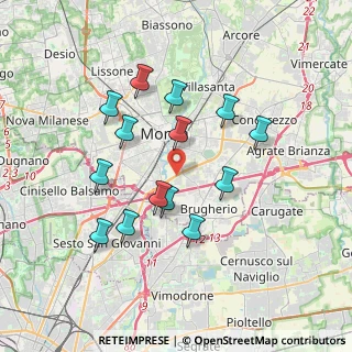 Mappa Viale Enrico Fermi, 20052 Monza MB, Italia (3.36)
