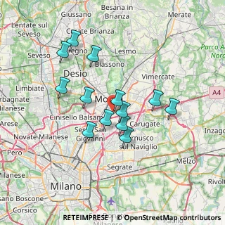 Mappa Viale Enrico Fermi, 20052 Monza MB, Italia (6.05154)