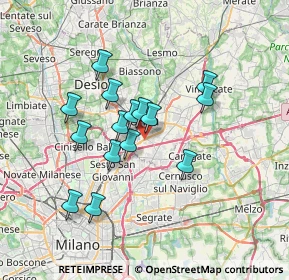 Mappa Viale Enrico Fermi, 20052 Monza MB, Italia (5.79867)