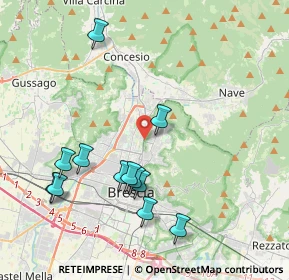 Mappa Via Triumplina, 25128 Brescia BS, Italia (4.21083)