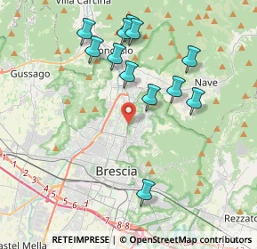 Mappa Via Triumplina, 25128 Brescia BS, Italia (3.925)