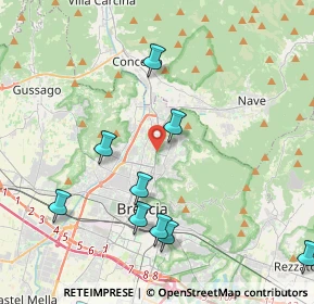 Mappa Via Triumplina, 25128 Brescia BS, Italia (5.27091)