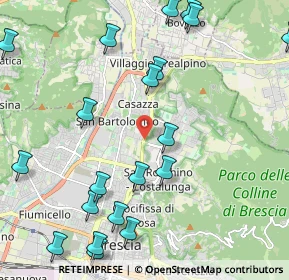 Mappa Via Triumplina, 25128 Brescia BS, Italia (2.686)