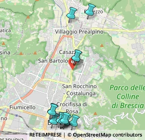 Mappa Via Triumplina, 25128 Brescia BS, Italia (2.67143)