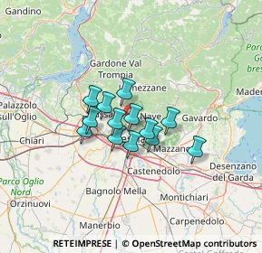 Mappa Via Triumplina, 25128 Brescia BS, Italia (8.21077)