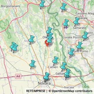 Mappa Via Po, 28043 Bellinzago Novarese NO, Italia (10.1155)