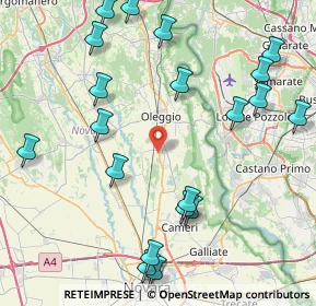 Mappa Via Po, 28043 Bellinzago Novarese NO, Italia (10.116)