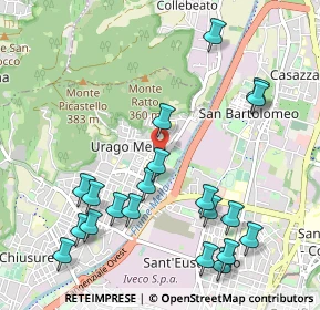 Mappa Rotonda Montiglio Vittorio, 25127 Brescia BS, Italia (1.1925)