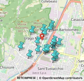 Mappa Rotonda Montiglio Vittorio, 25127 Brescia BS, Italia (0.6915)