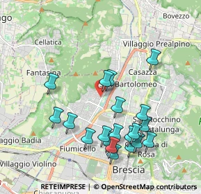 Mappa Rotonda Montiglio Vittorio, 25127 Brescia BS, Italia (1.9785)