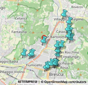Mappa Rotonda Montiglio Vittorio, 25127 Brescia BS, Italia (2.055)