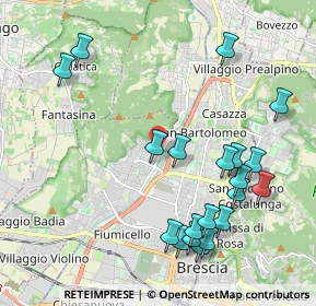 Mappa Rotonda Montiglio Vittorio, 25127 Brescia BS, Italia (2.305)