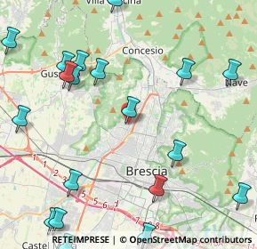 Mappa Rotonda Montiglio Vittorio, 25127 Brescia BS, Italia (5.9015)