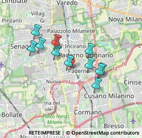 Mappa Accesso dal civico, 20037 Paderno Dugnano MI, Italia (1.50455)