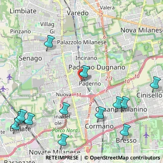Mappa Via Giuseppe Pogliani, 20037 Paderno Dugnano MI, Italia (3.06231)
