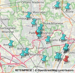 Mappa Accesso dal civico, 20037 Paderno Dugnano MI, Italia (4.87842)