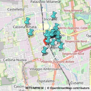 Mappa Via Giuseppe Pogliani, 20037 Paderno Dugnano MI, Italia (0.5565)