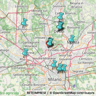 Mappa Accesso dal civico, 20037 Paderno Dugnano MI, Italia (6.59188)
