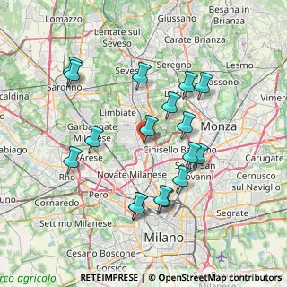 Mappa Accesso dal civico, 20037 Paderno Dugnano MI, Italia (7.35824)