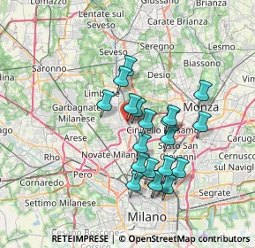 Mappa Accesso dal civico, 20037 Paderno Dugnano MI, Italia (6.1605)