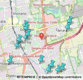 Mappa Via Cardinale Agostino Gaetano Riboldi, 20037 Paderno Dugnano MI, Italia (1.27929)