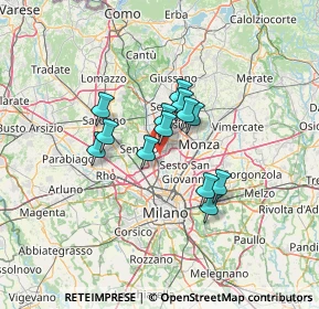 Mappa Via Cardinale Agostino Gaetano Riboldi, 20037 Paderno Dugnano MI, Italia (9.11462)